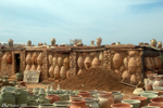 Djerba - Pottery is even used to make low walls