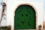 Djerba - Beautiful but green door