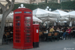 Valletta - The famous English telephone boxes