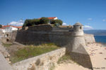 Ajaccio, Upper Corsica - The walls and a watchtower of the Miollis citadel