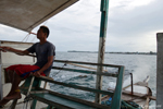 Tapilon - On board a Banka en route to Malapascua