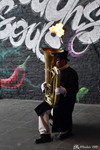 Londres - Un tuba qui met le feu