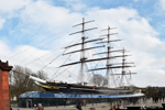 L'autre côté du "Cutty Sark". C'est une vue panoramique