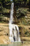 Lungsodaan - Can-umantad waterfalls with not so hot water...