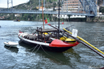 Un Rabelo, bateau traditionnel pour transporter le porto