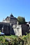 The surrounding wall of the Château des Ducs de Bretagne