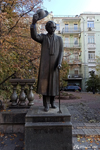 Monument en hommage à l'auteur yiddish Sholem Aleichem