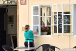 The double window, therefore double glazing