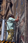 An artist at work