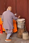 A monk in training