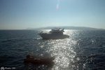 A calm but cold sea