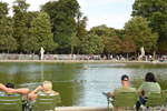How good it is to watch the ducks in the Tuileries garden Paris