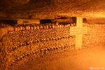 A column of bones. A rather laborious job to achieve this result The catacombs