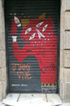 A graffiti in the city
