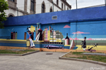 A graffiti in the city