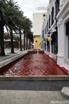 reddish water