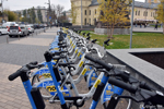 The electric bikes are present